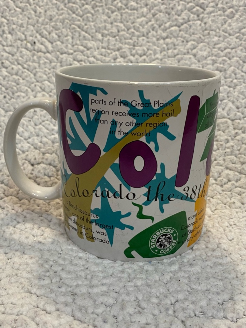 Starbucks Colorado States of Bean Series Mug - 1997.